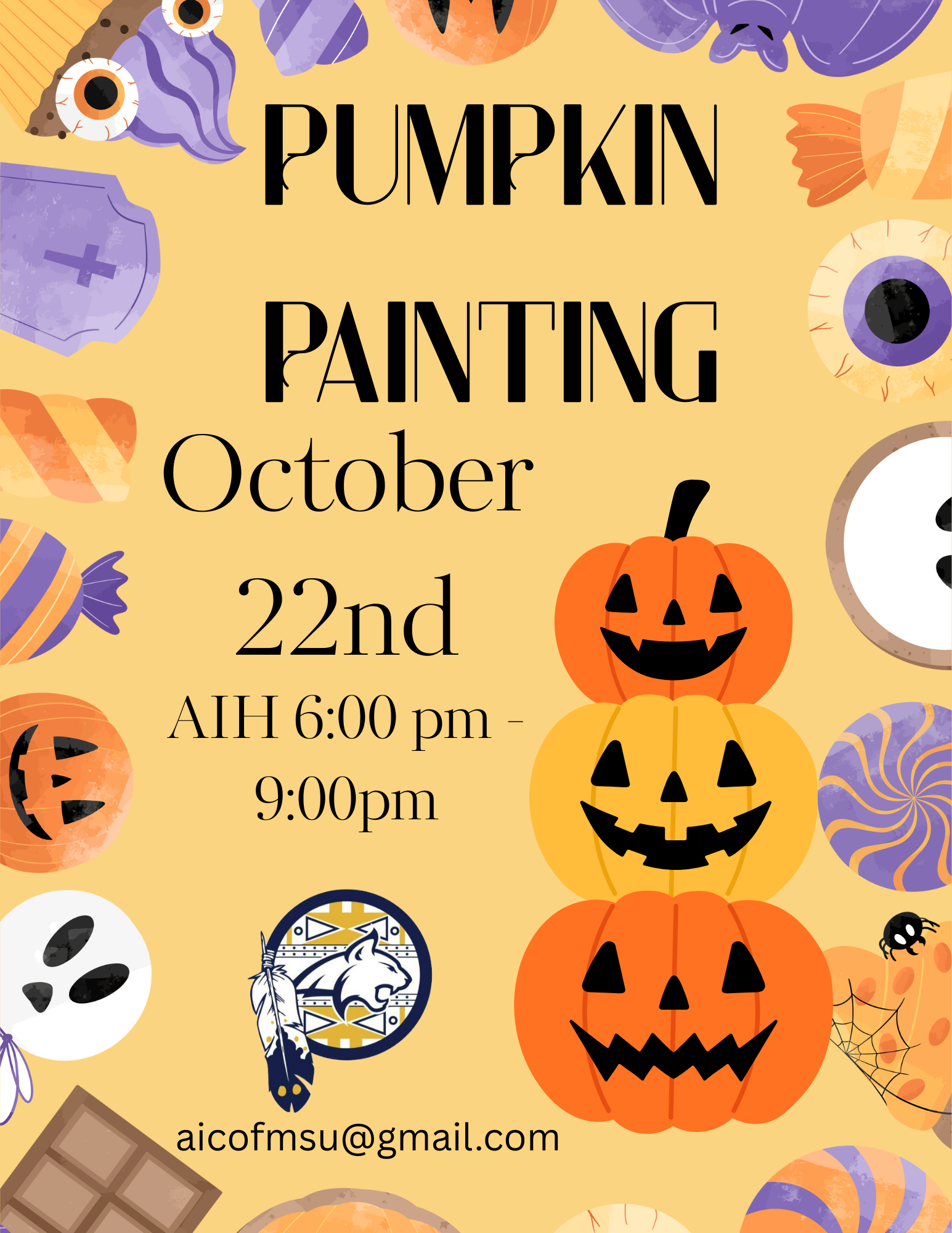 2025 Pumpkin Painting