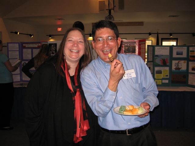 Jioanna Carjuzaa and Mike Jetty at an IEFA workshop