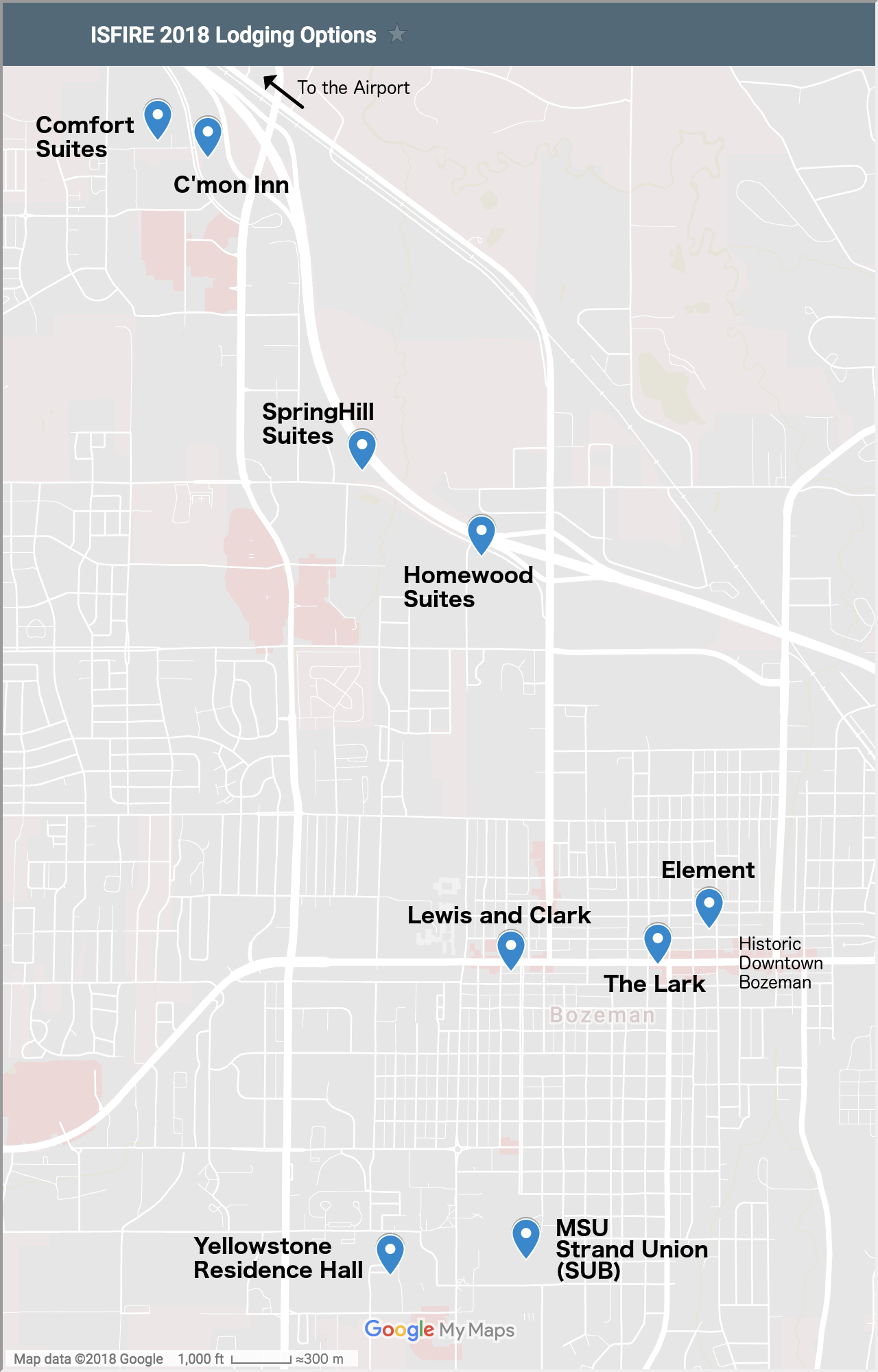 Lodging Map