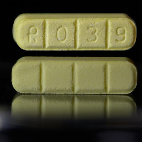 counterfeit Xanax front