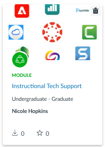 instructional tech module