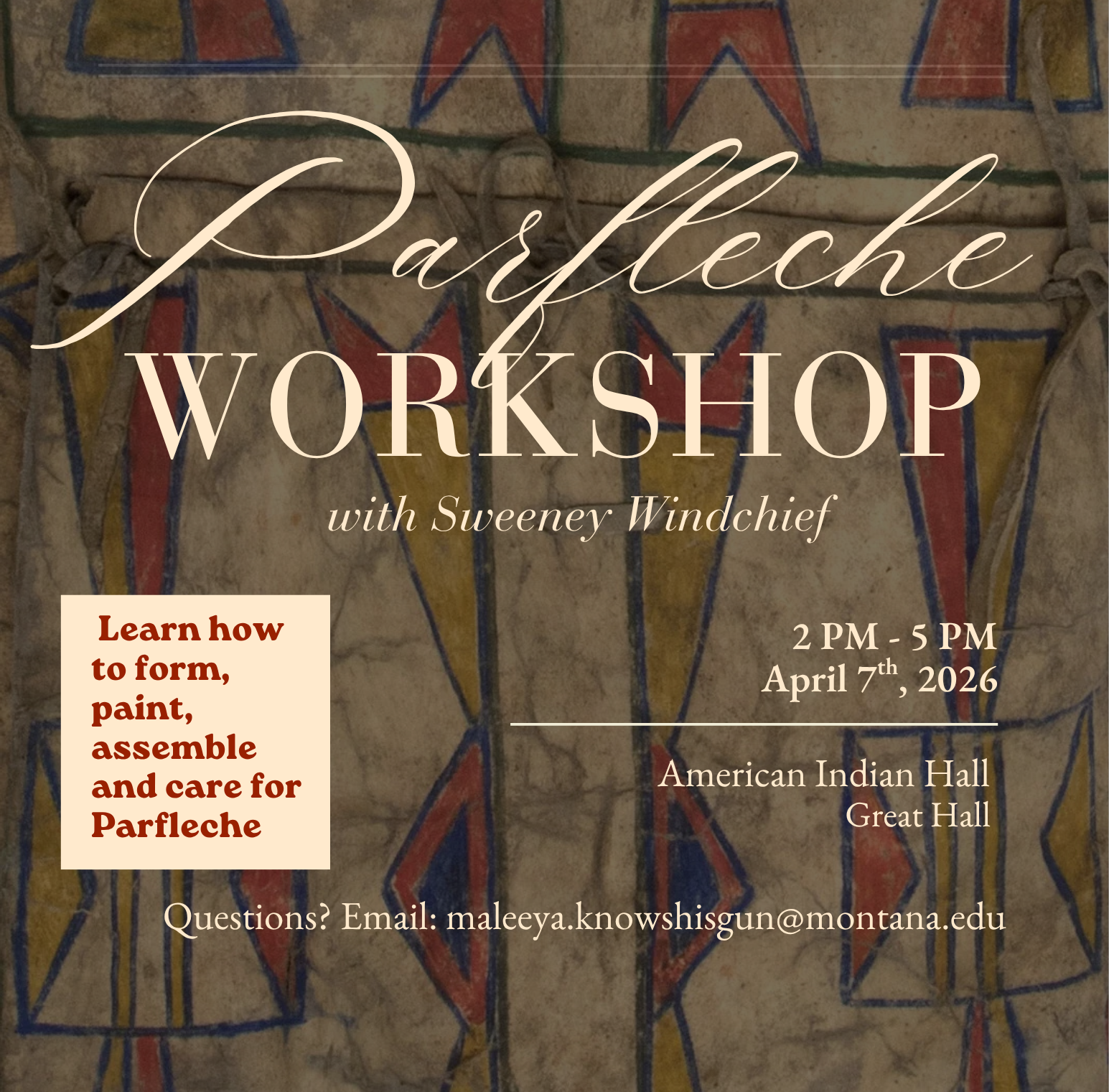 Parflech Workshop Flyer