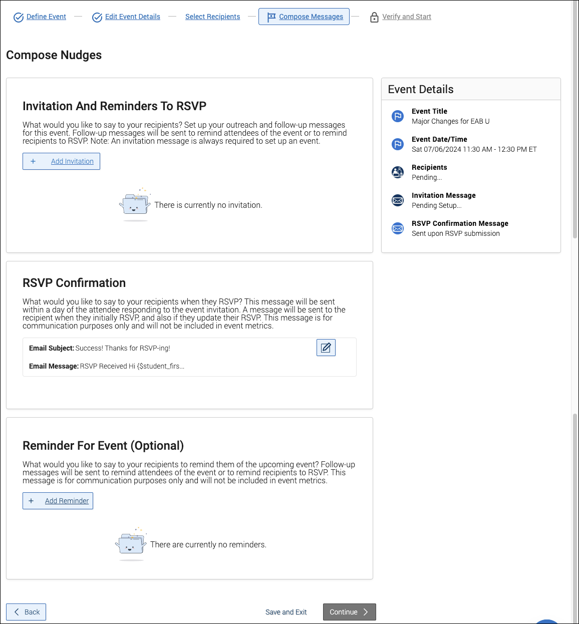 compose messages page